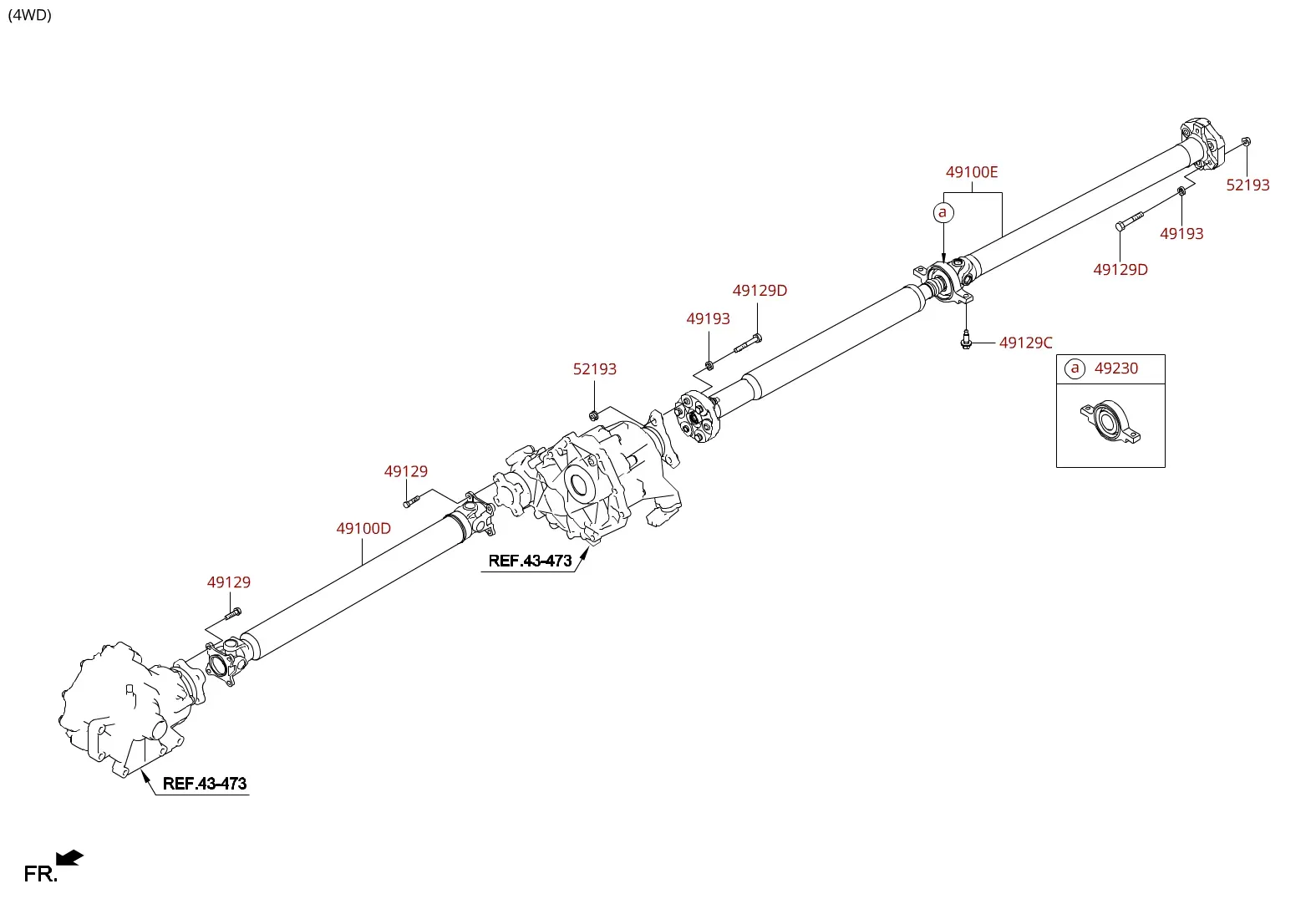 Propeller shaft diagram