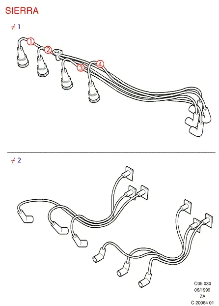 Ignition Wires diagram