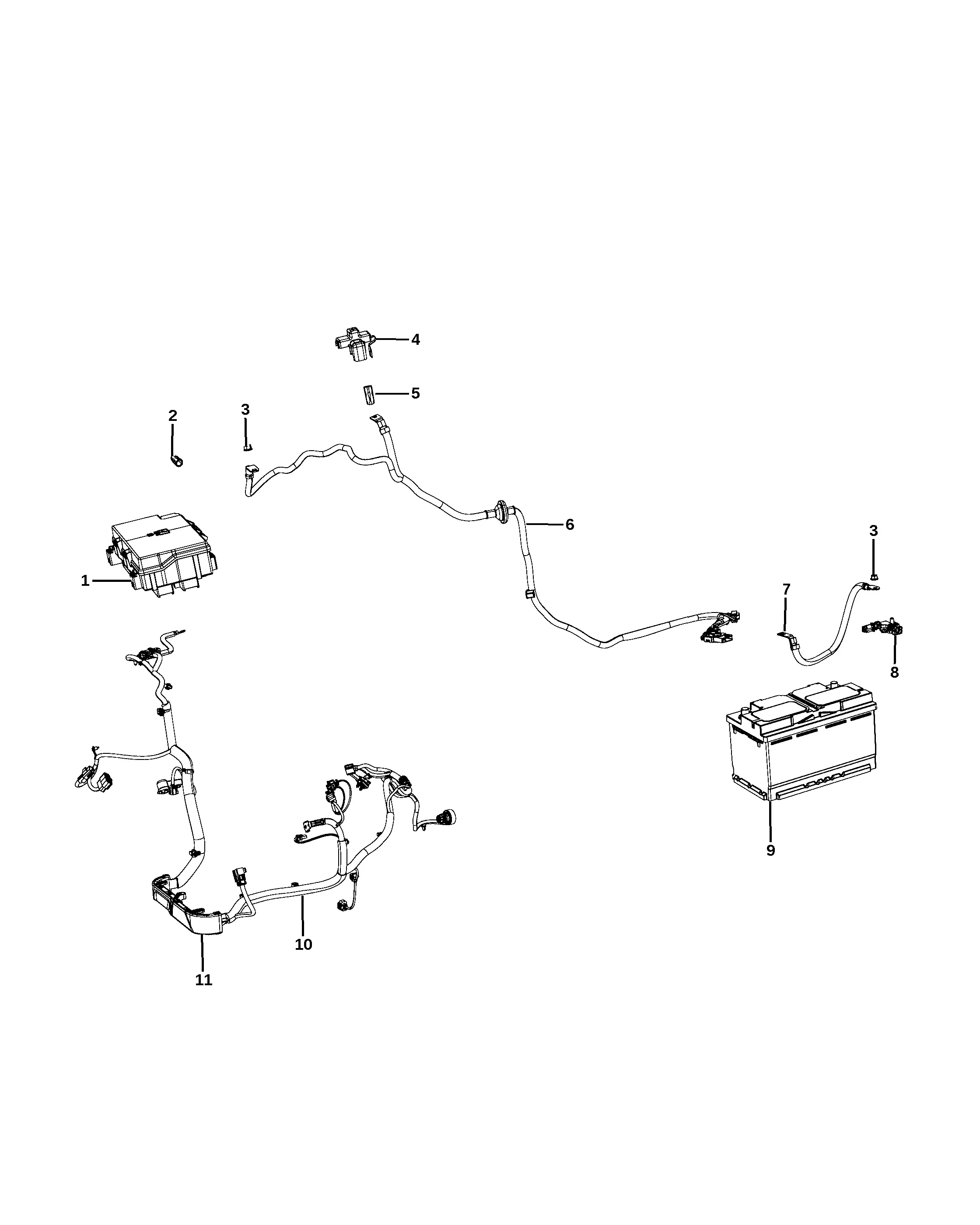 Battery Wiring diagram