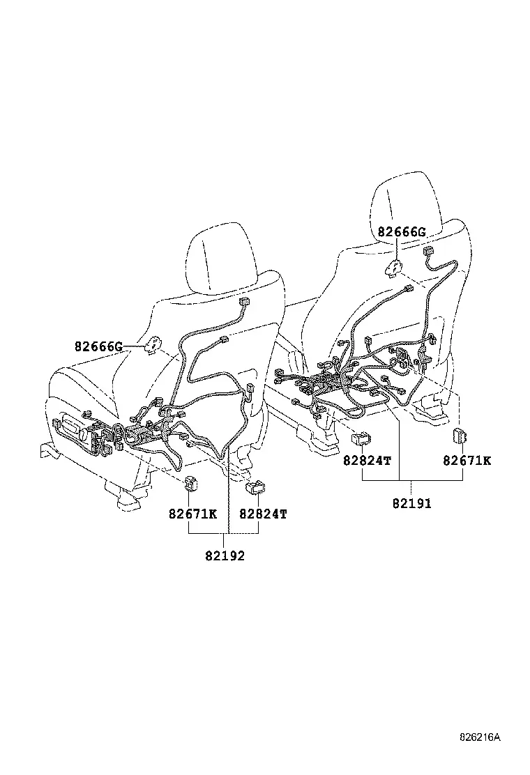 Front Seat Wiring diagram