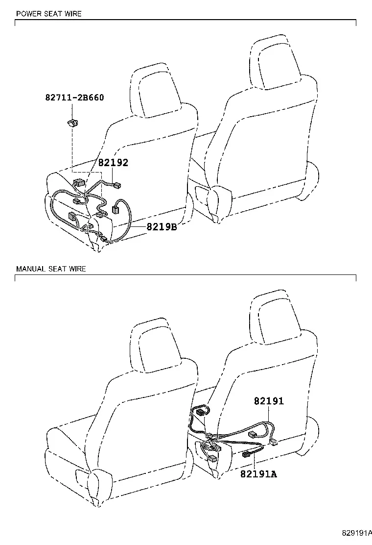 Front Seat Wiring diagram