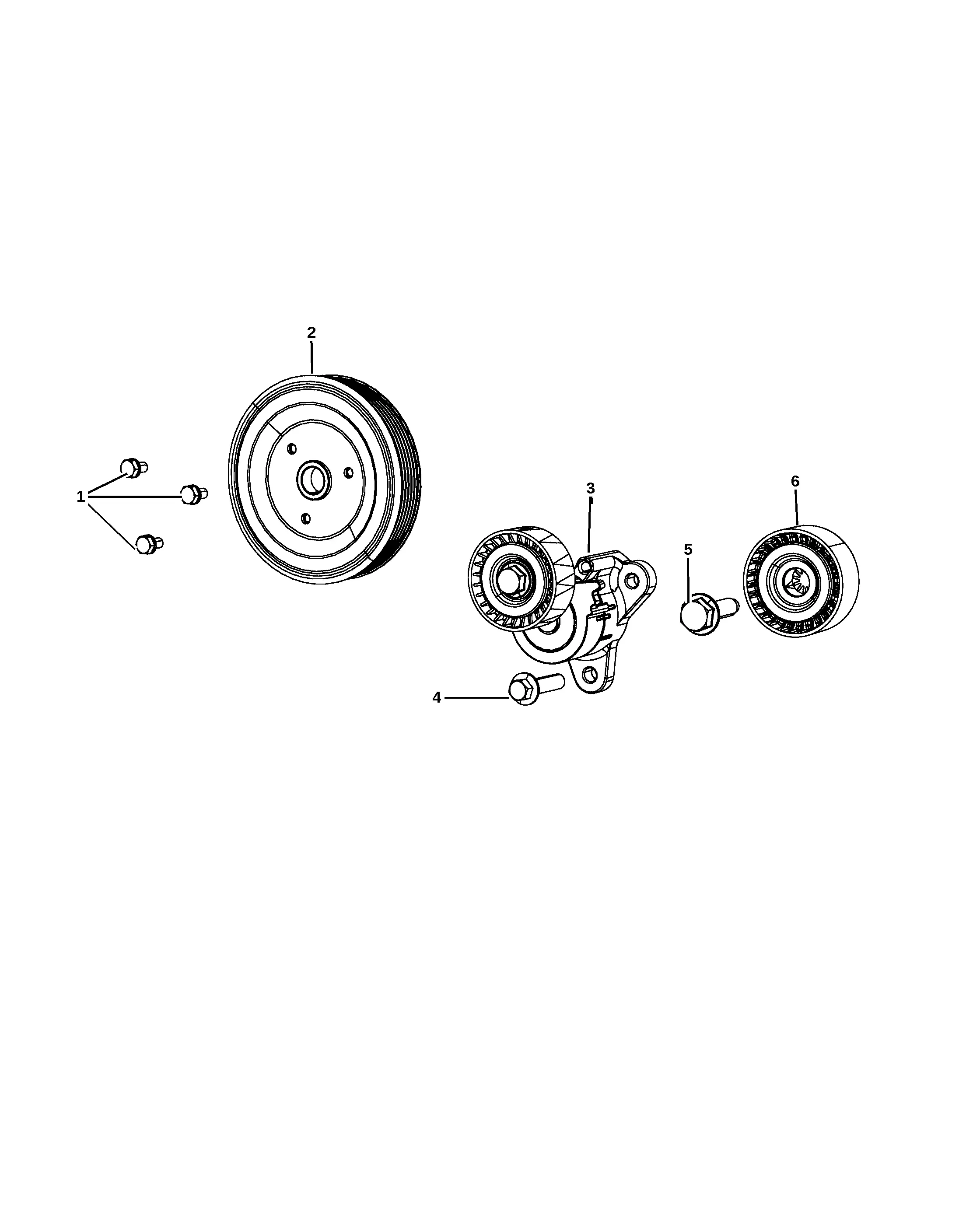 Accessory drive diagram