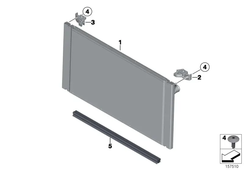 Cooling radiator diagram