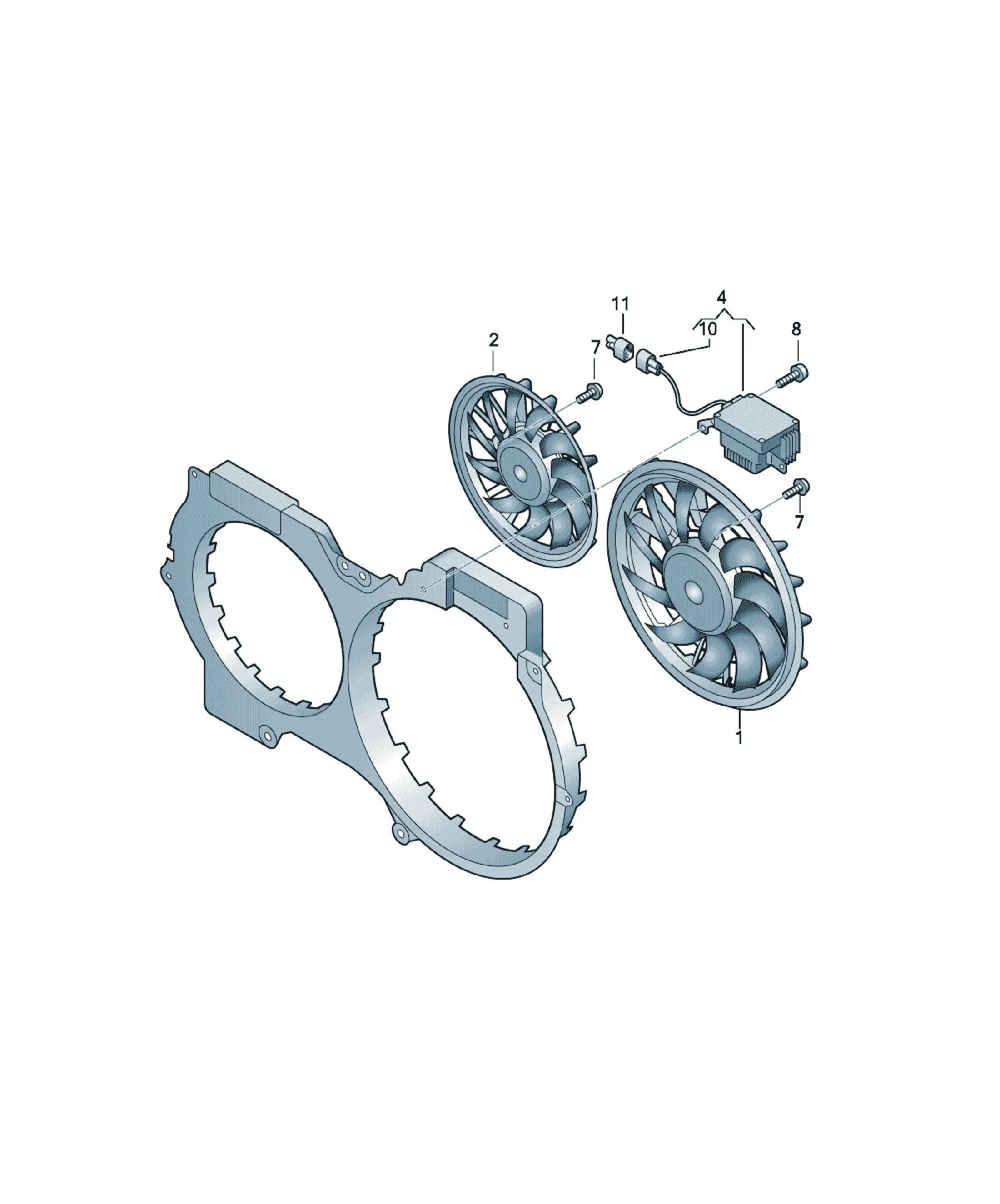 Radiator fan diagram