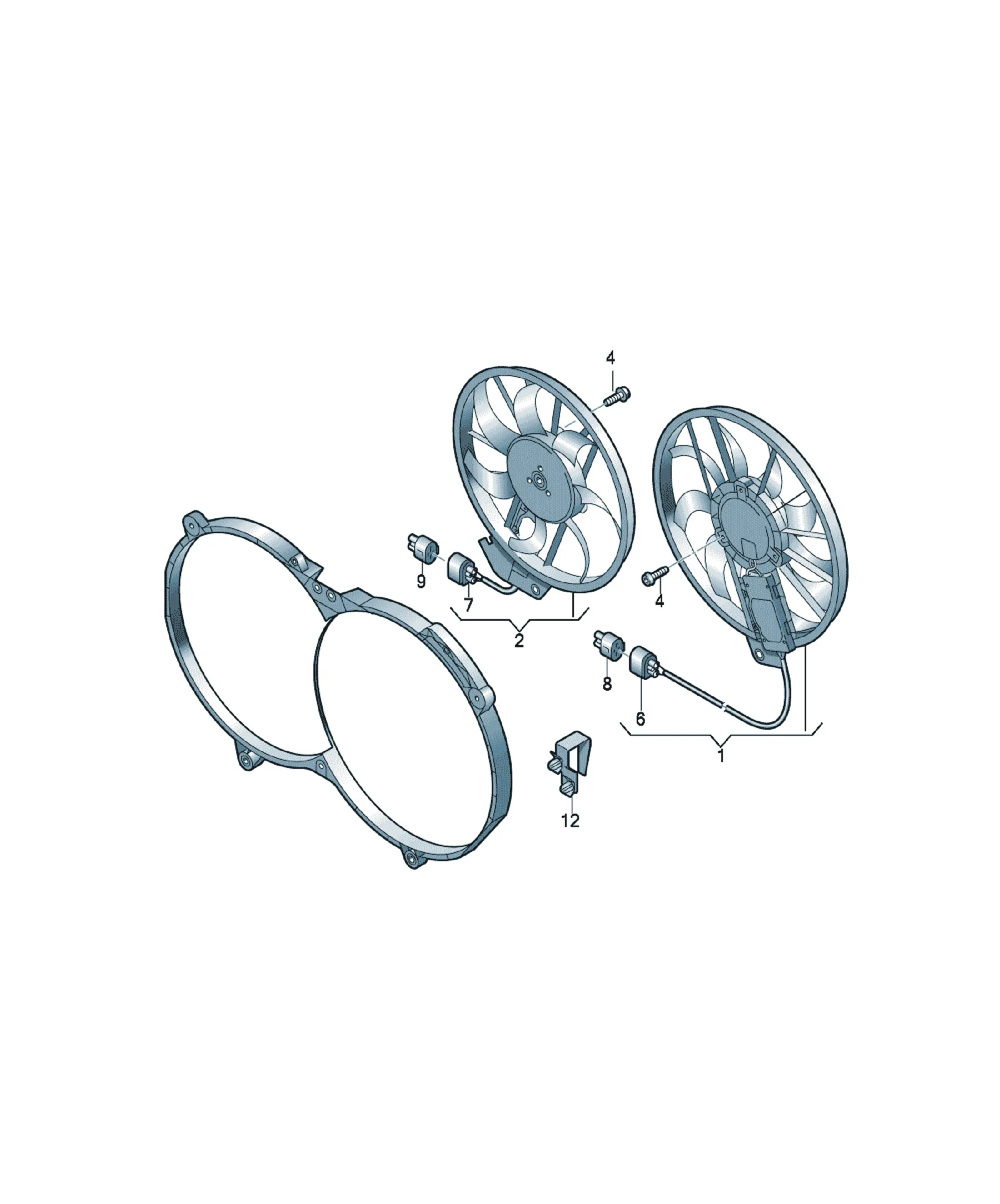 Radiator fan diagram