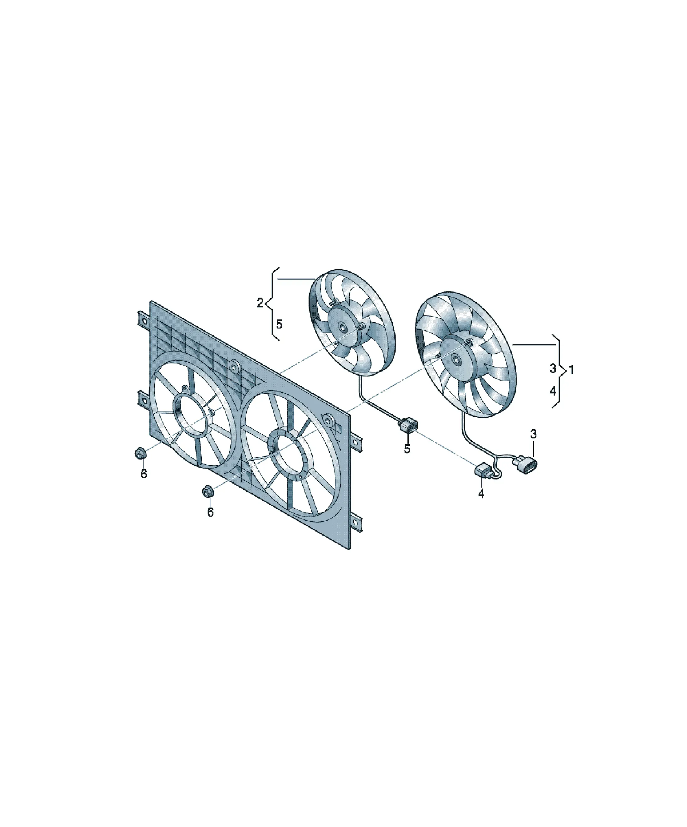 Radiator fan diagram
