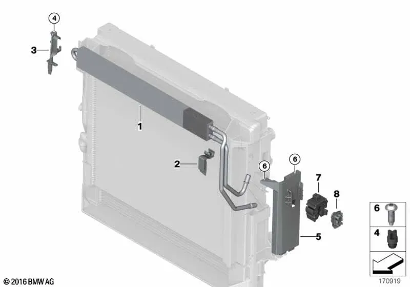 Power Steering Cooler diagram