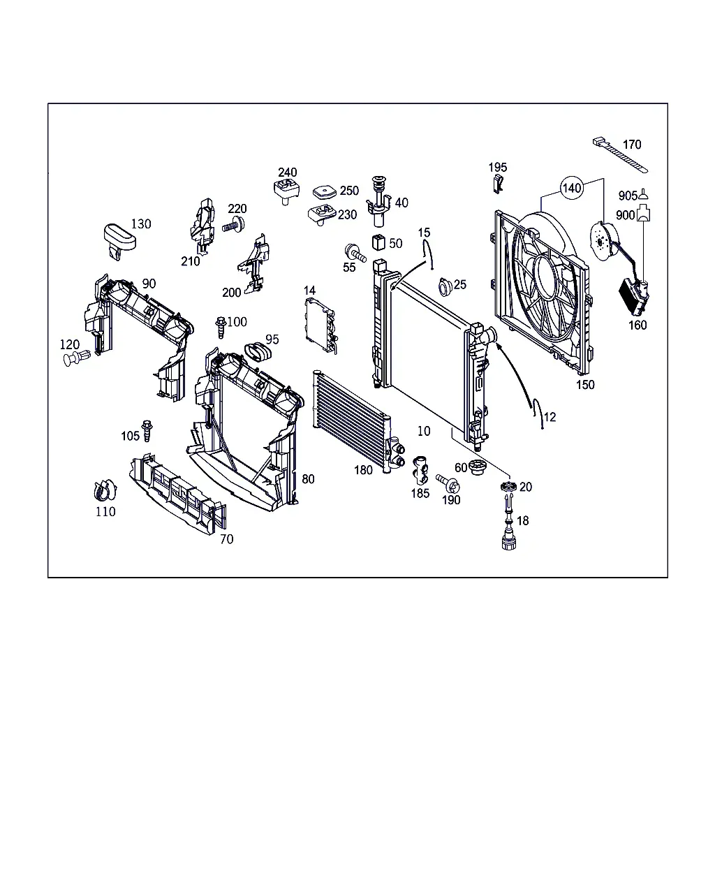 Radiator and Fan diagram
