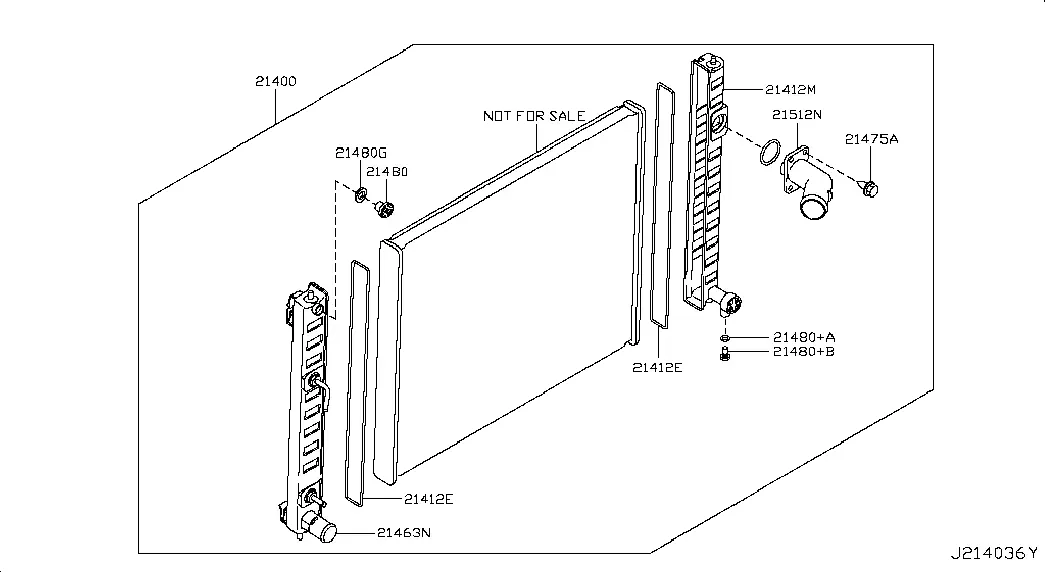 Cooling Radiator diagram