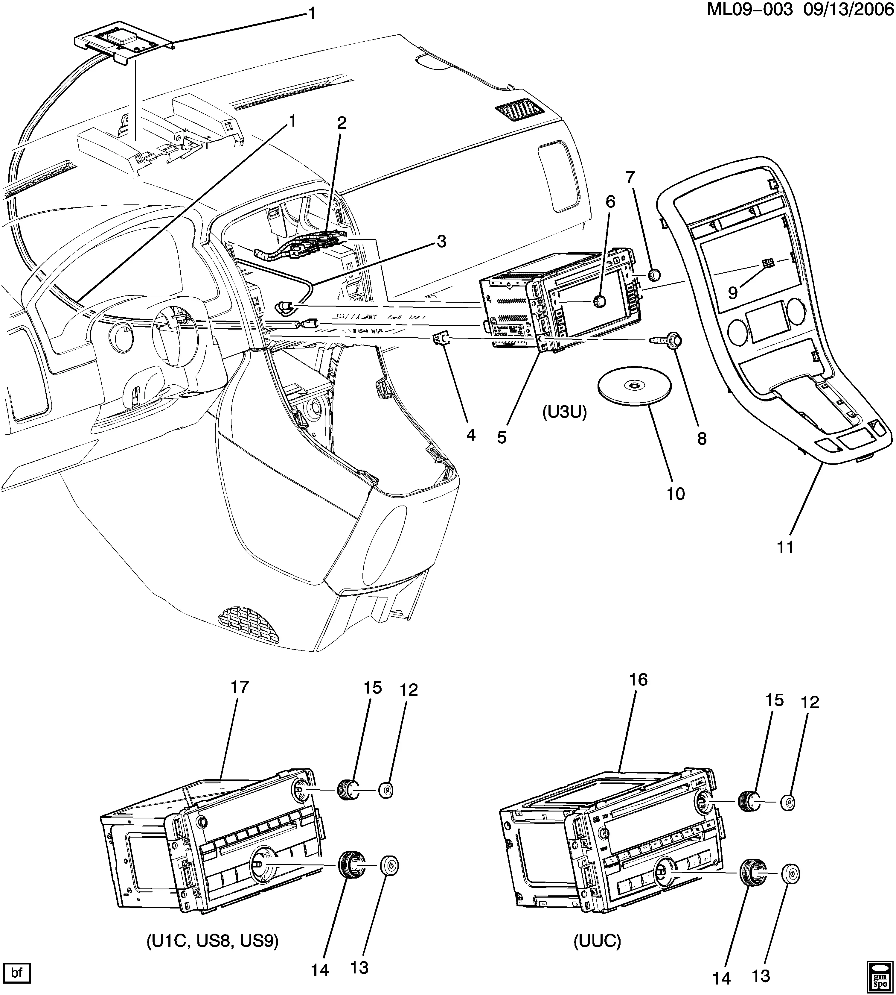 Radio mounting diagram