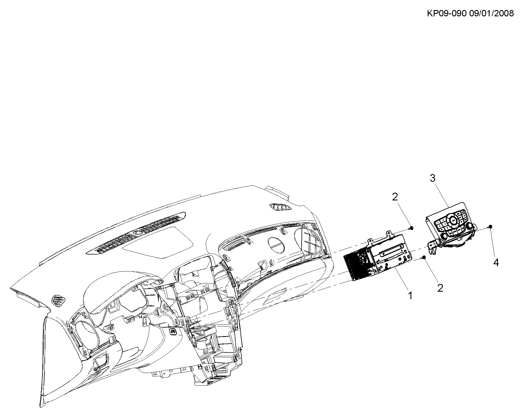 Radio mounting diagram