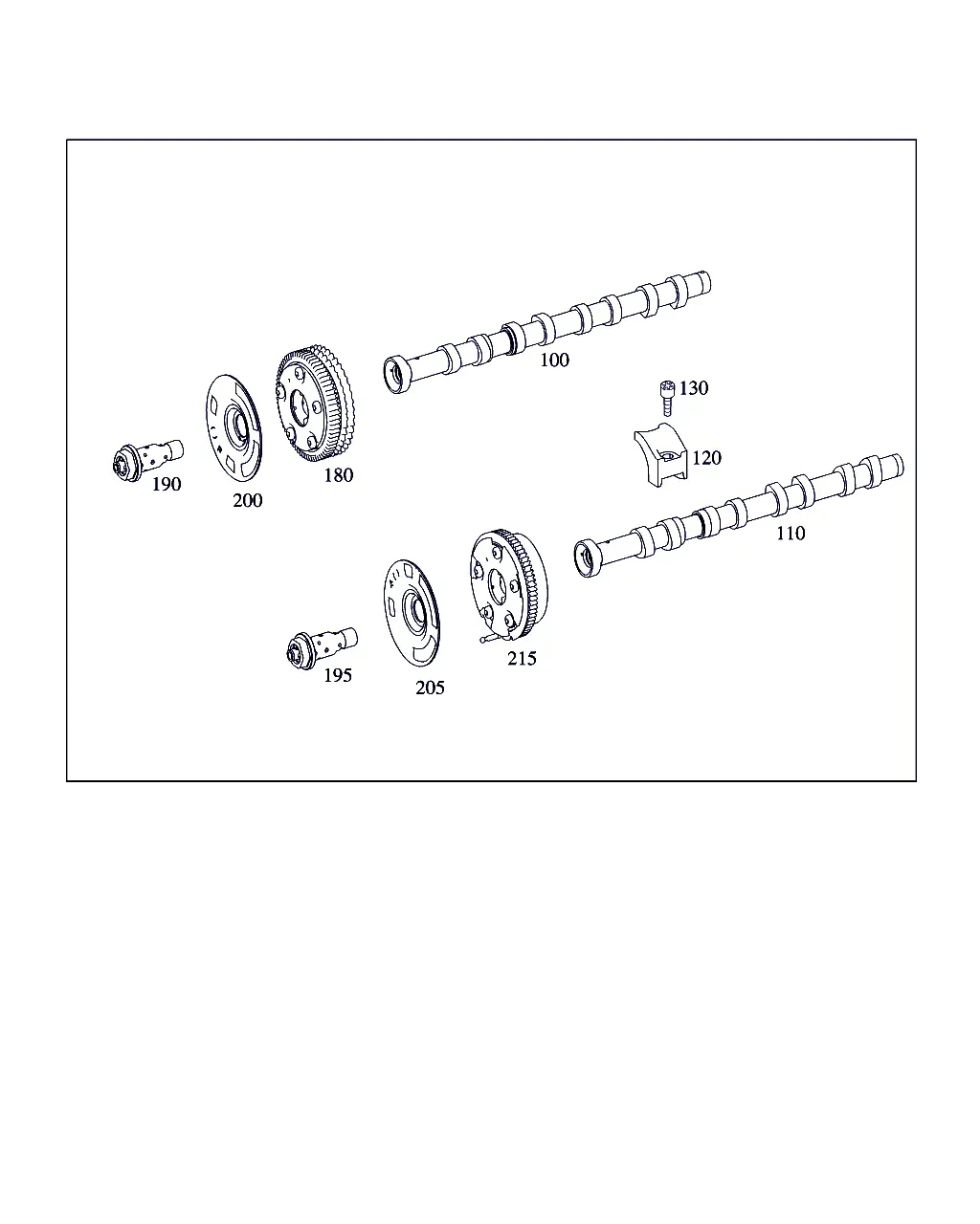 Camshaft and Variable Valve Timing diagram