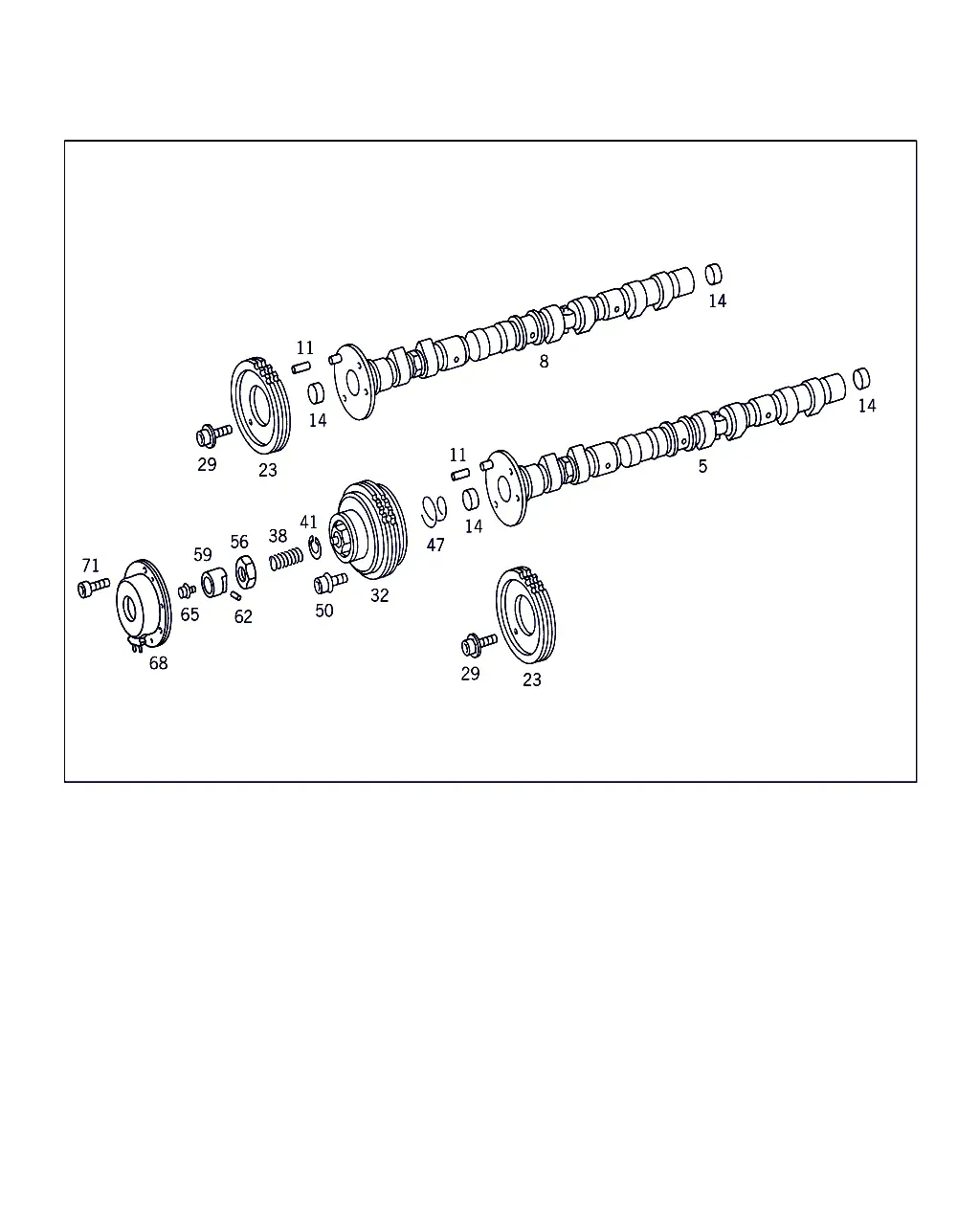 Camshaft and Variable Valve Timing diagram