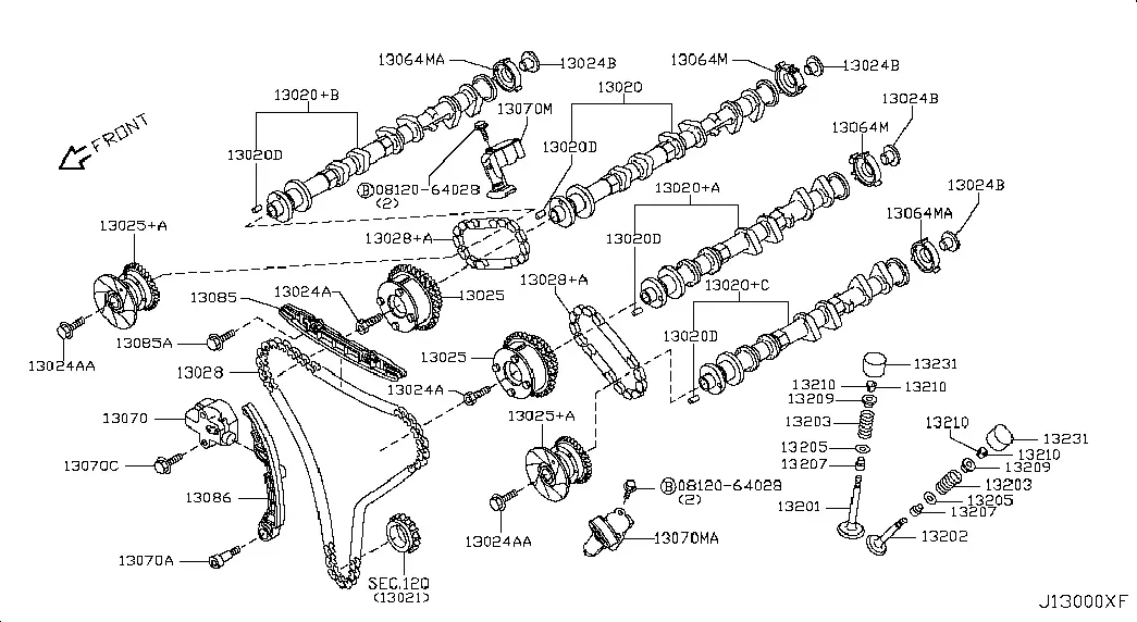 Camshaft and Valve Train diagram