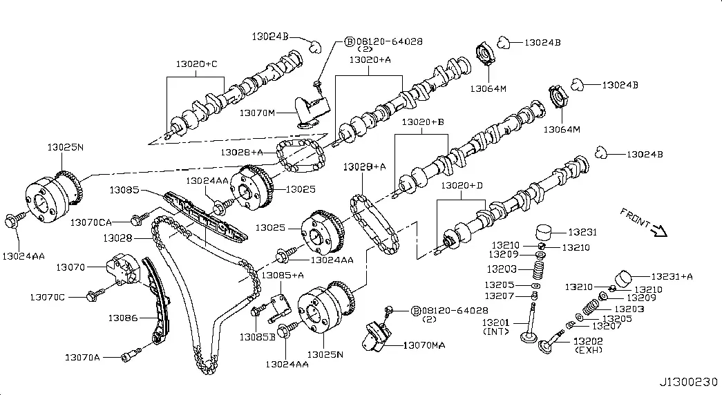 Camshaft and Valve Train diagram