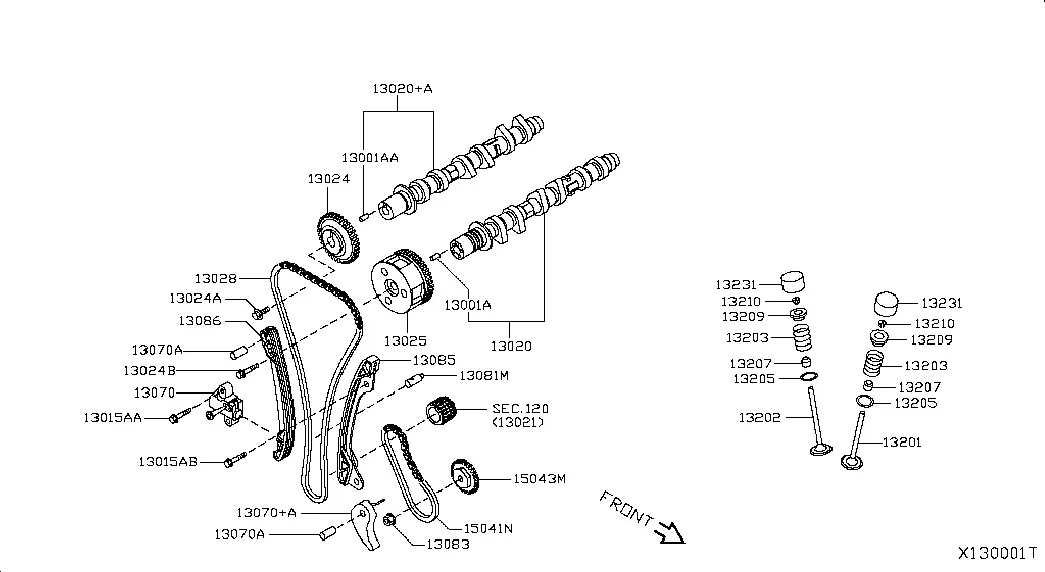 Camshaft and Valve Train diagram