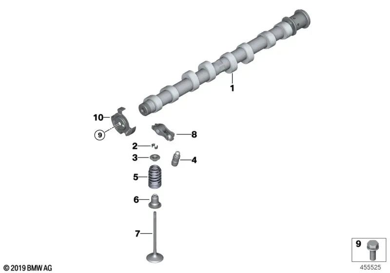 Intake Camshaft diagram