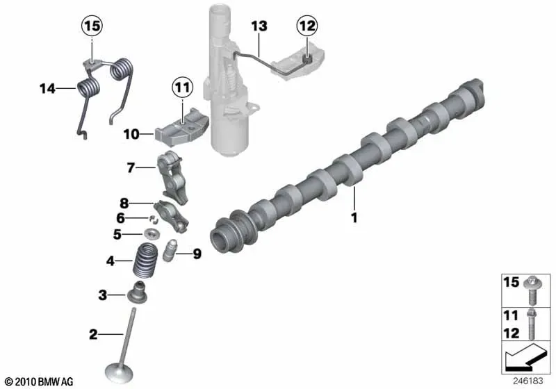 Intake Camshaft diagram