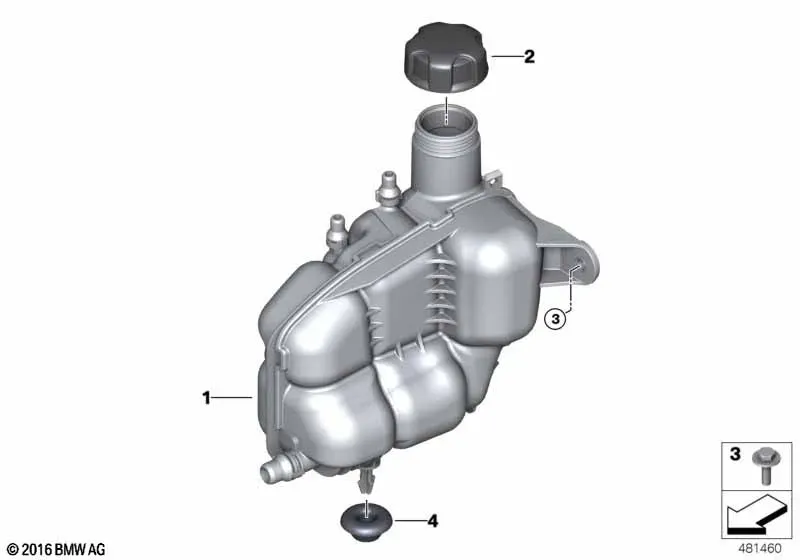 Coolant Expansion Tank diagram