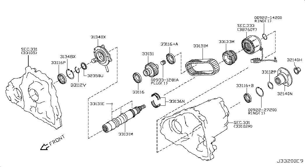 Transfer Case diagram