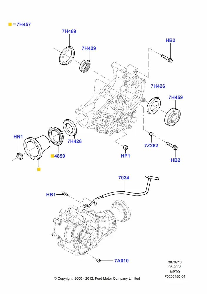 Transfer Case diagram