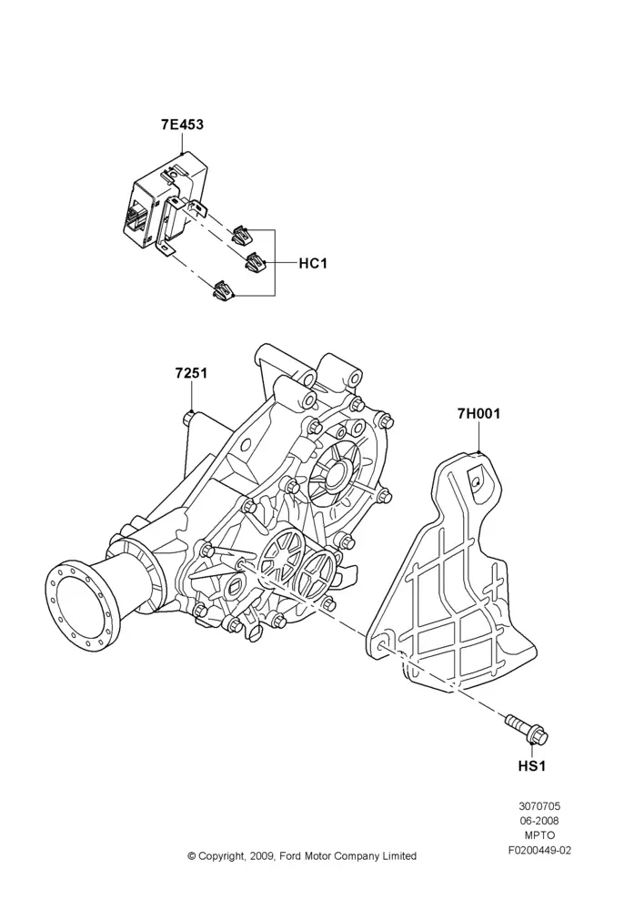 Transfer Case diagram