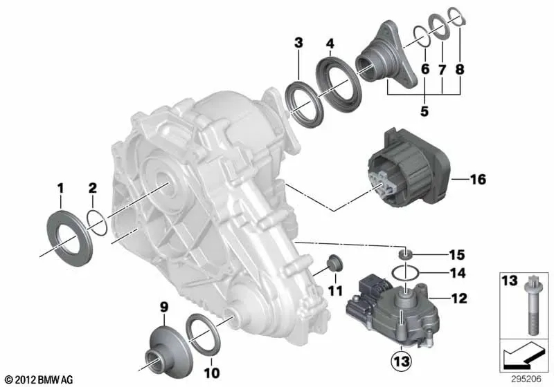 სქემა «Раздаточная коробка ATC 450»