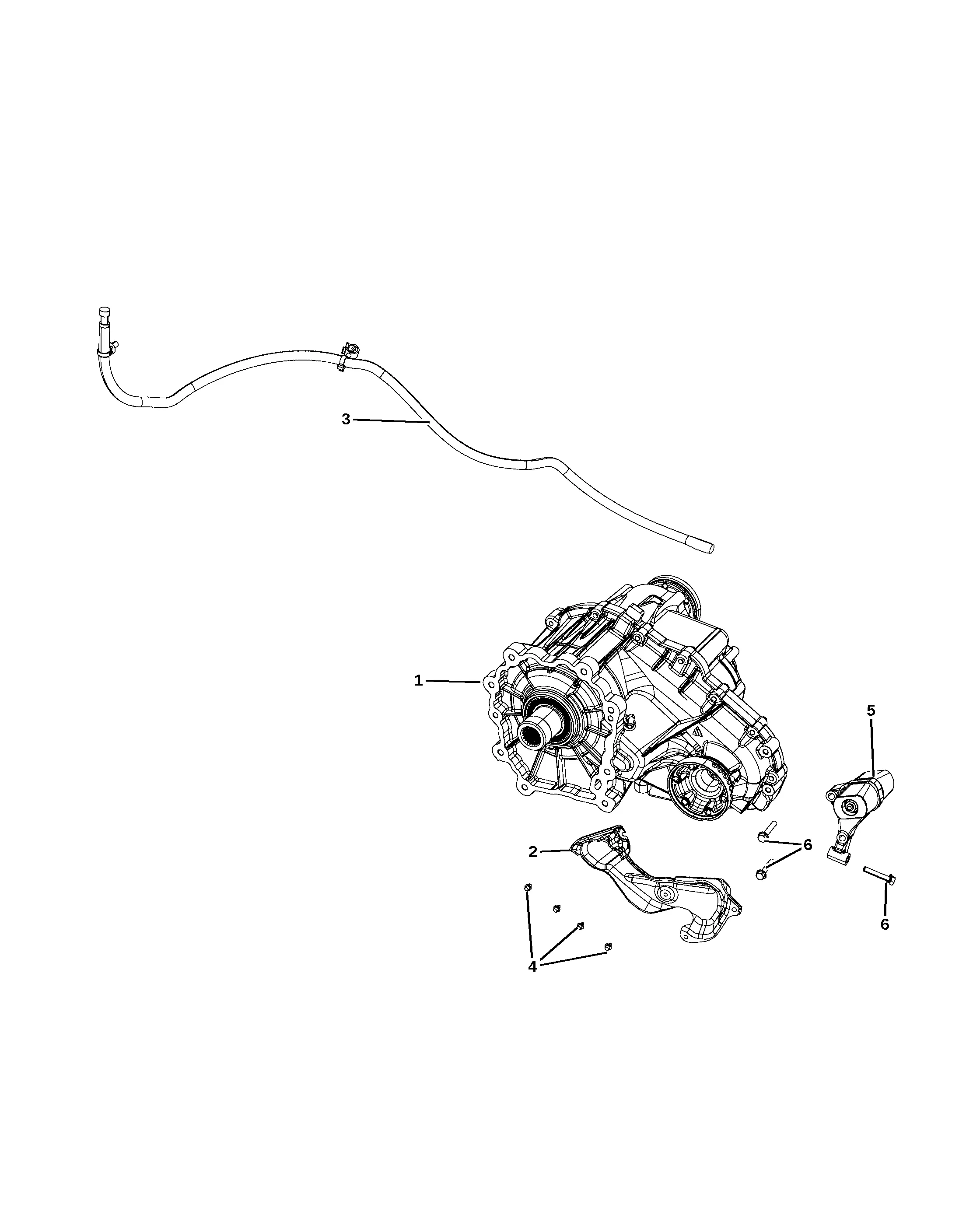 Transfer Case Assembly diagram