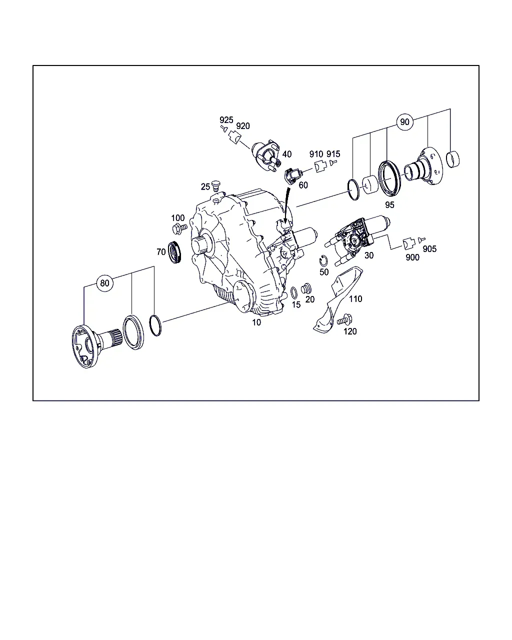 Transfer Case Assembly diagram