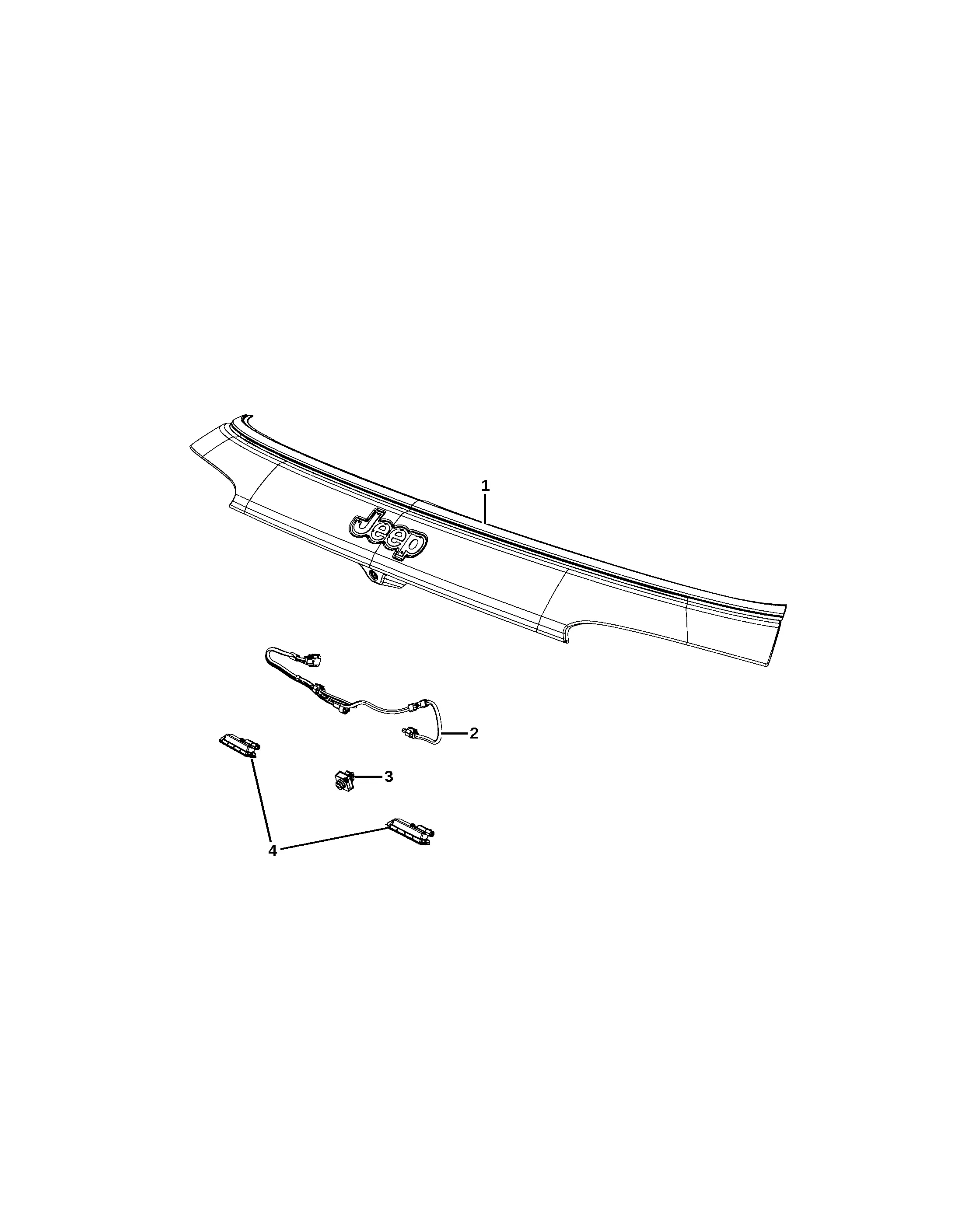 Rear view camera system diagram