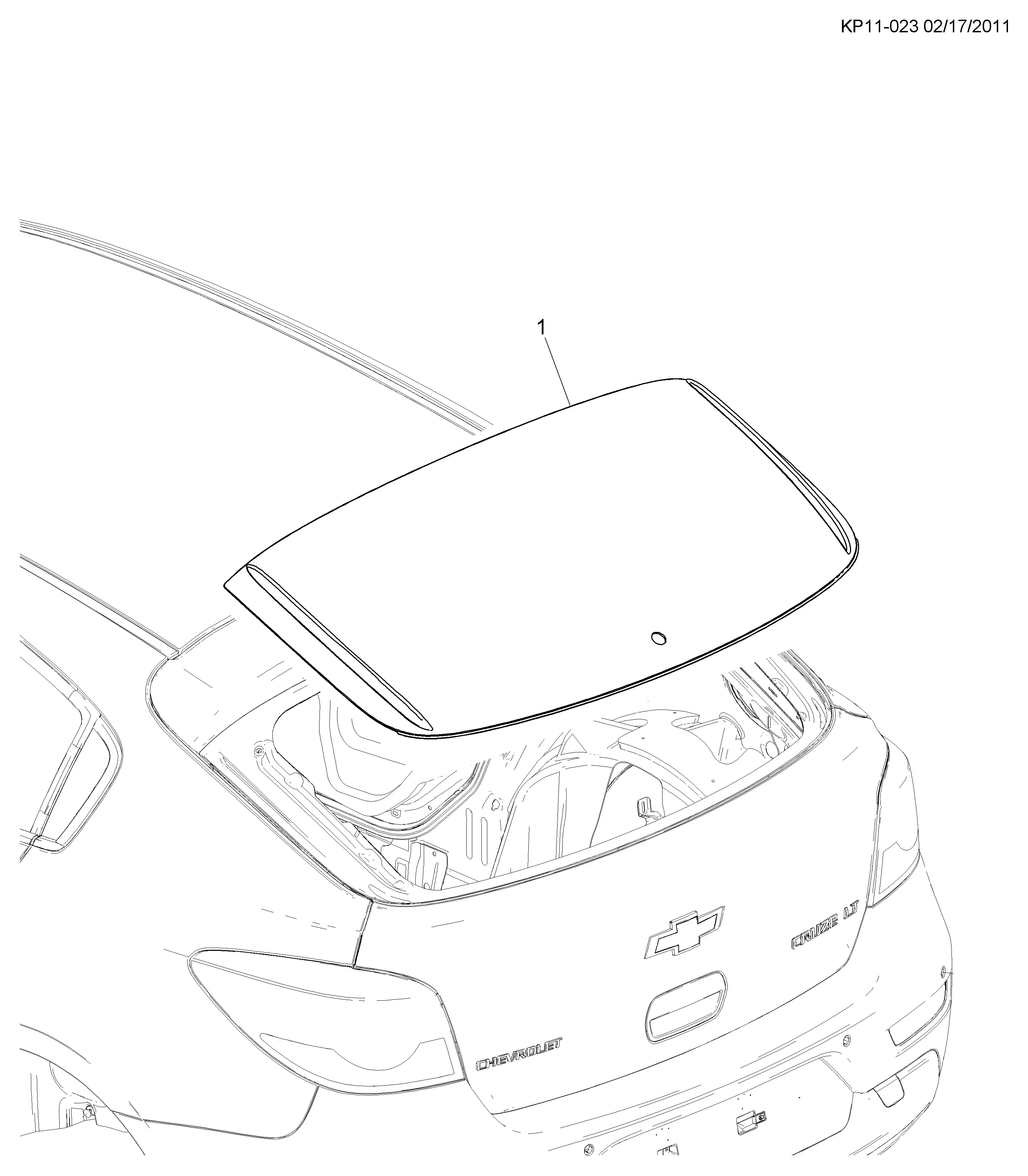 Rear window diagram