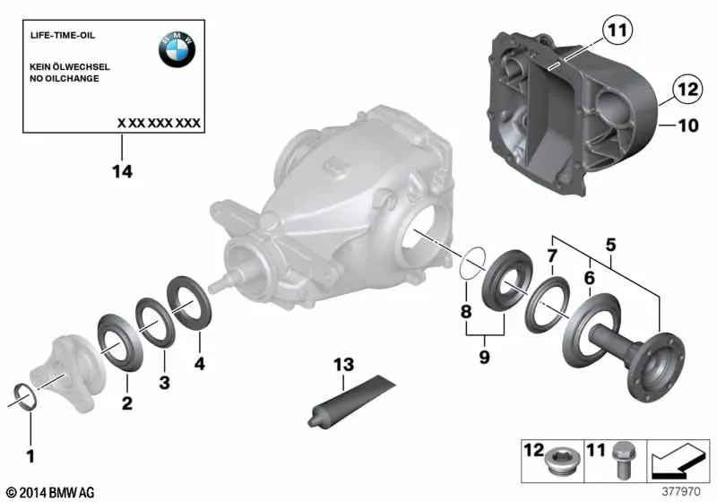 Rear Axle Differential diagram