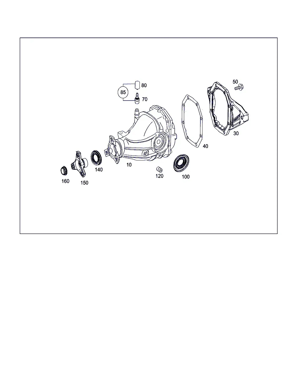 Rear Axle Differential diagram
