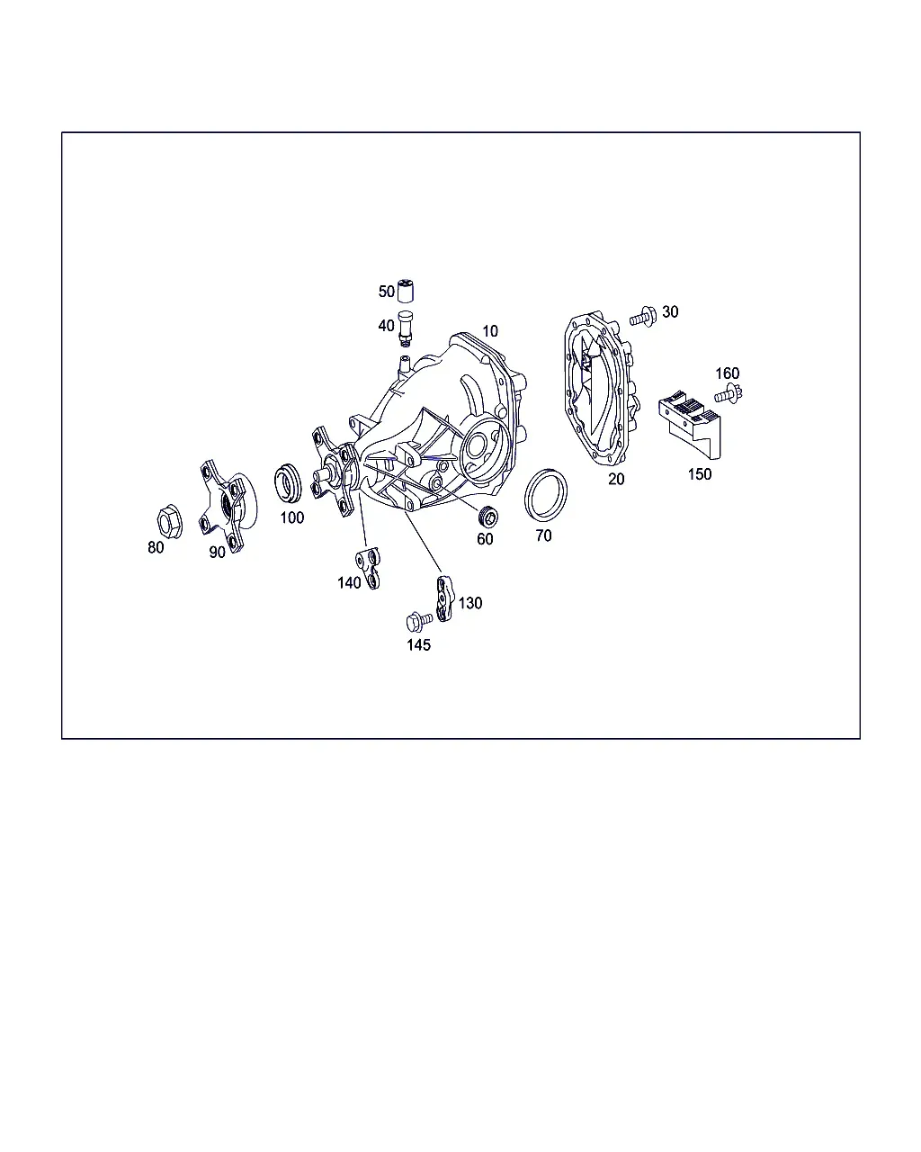 Rear Axle Differential diagram