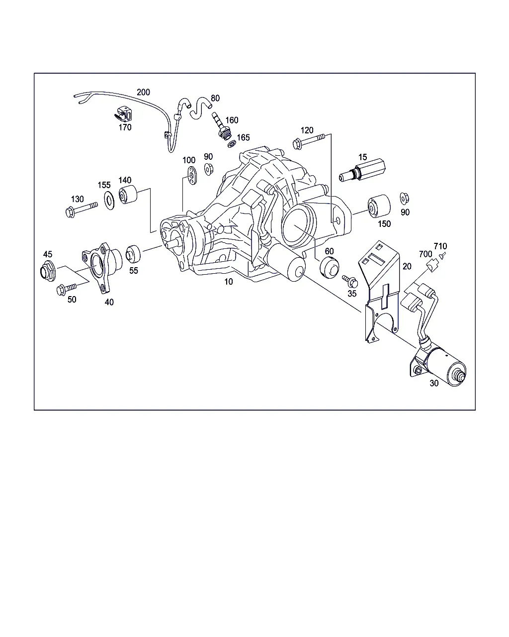 Rear Axle Differential diagram