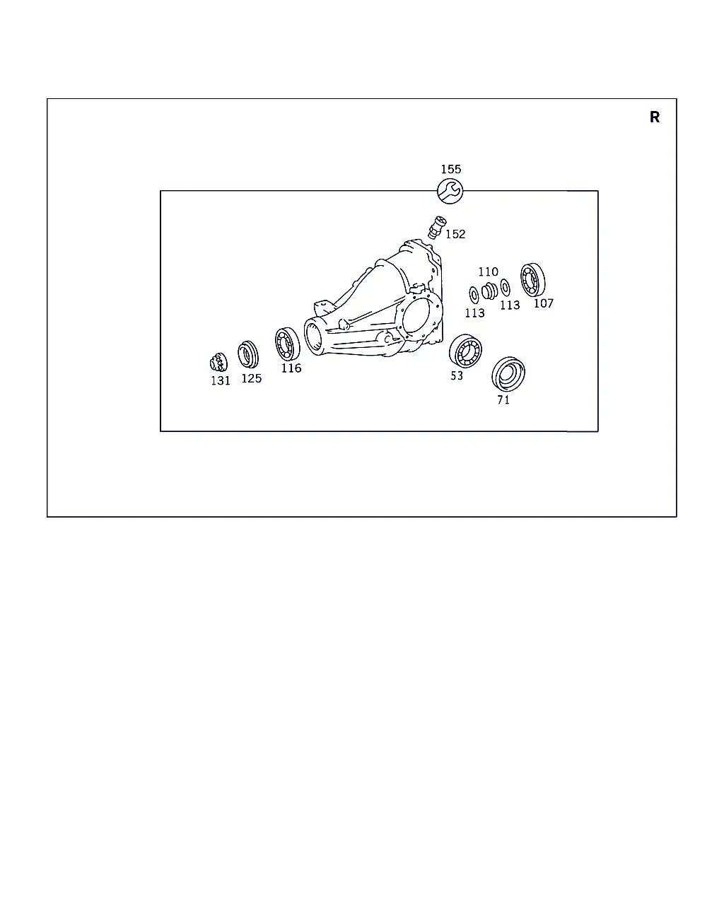 Rear Axle Differential diagram