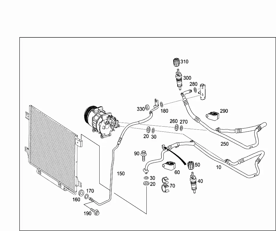 Air conditioning system diagram