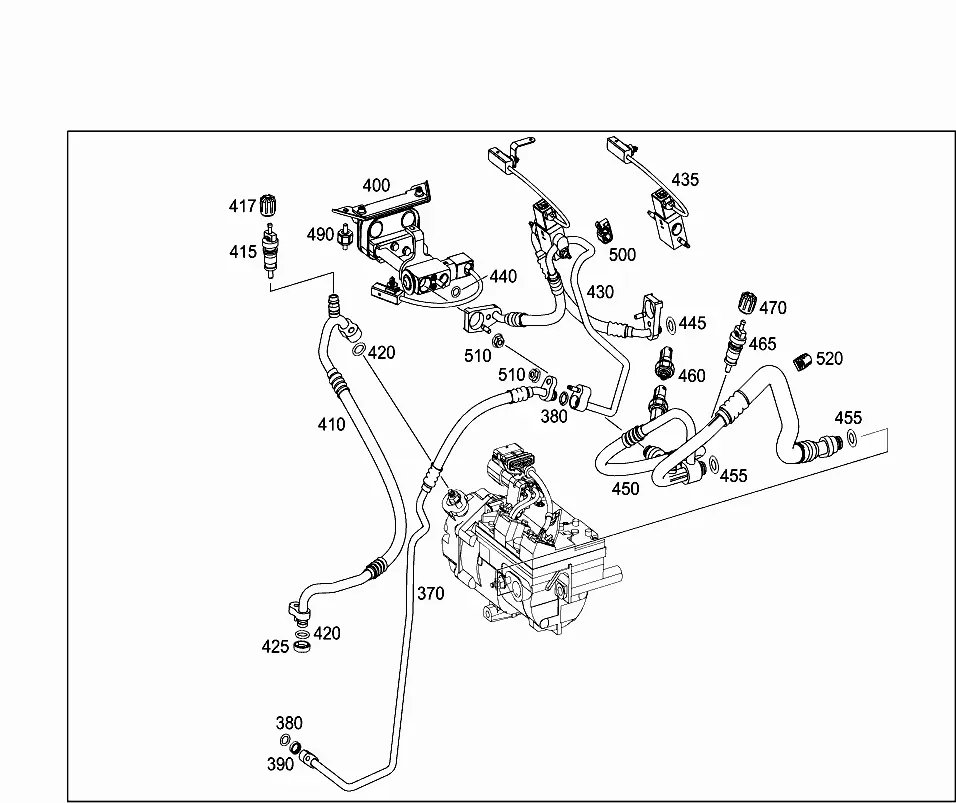 Air conditioning system diagram