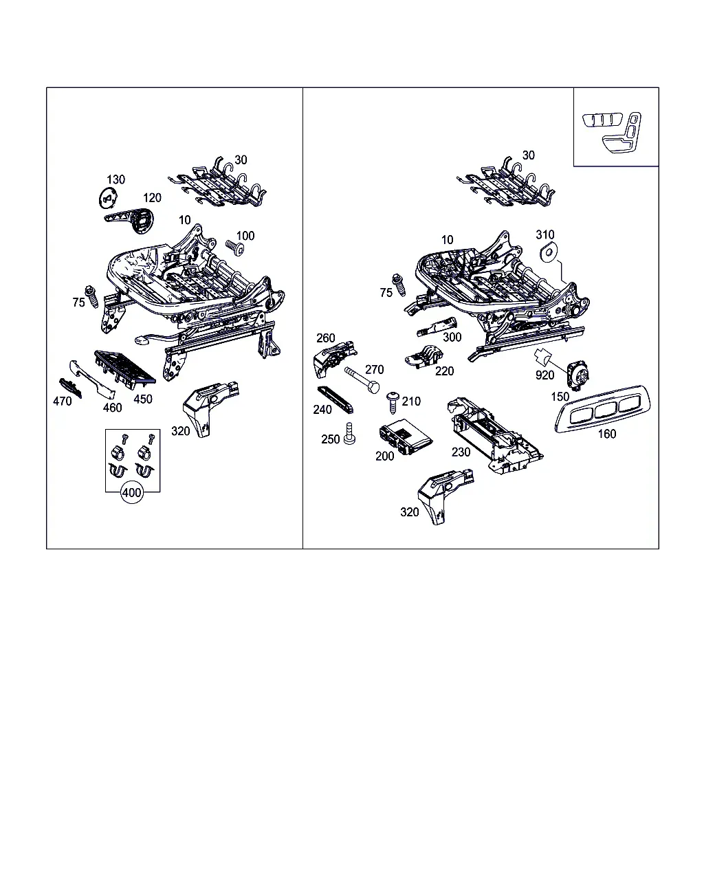 Seat Adjustment diagram
