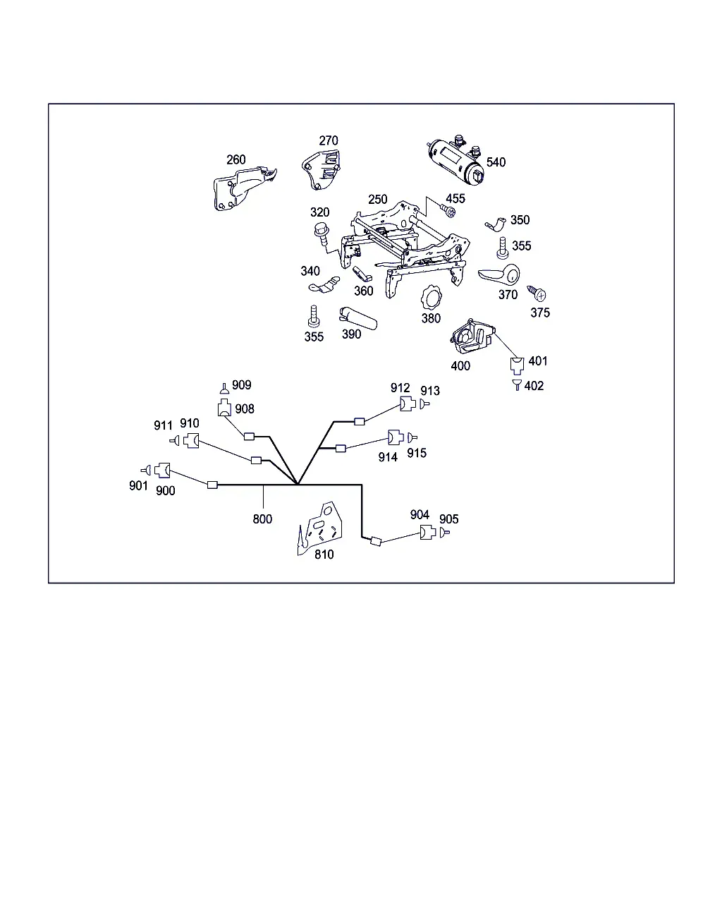 Driver Seat Adjustment diagram