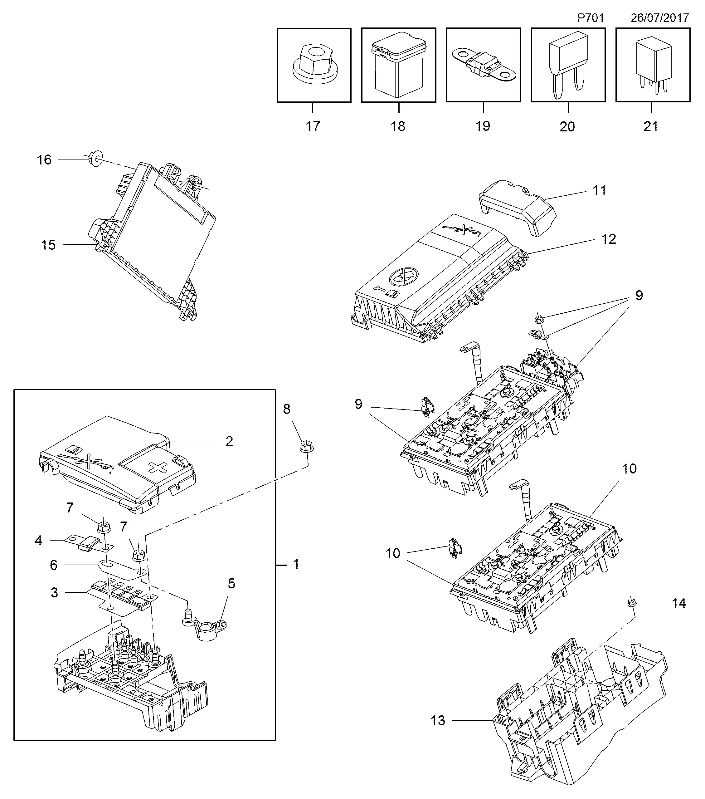 Relays diagram