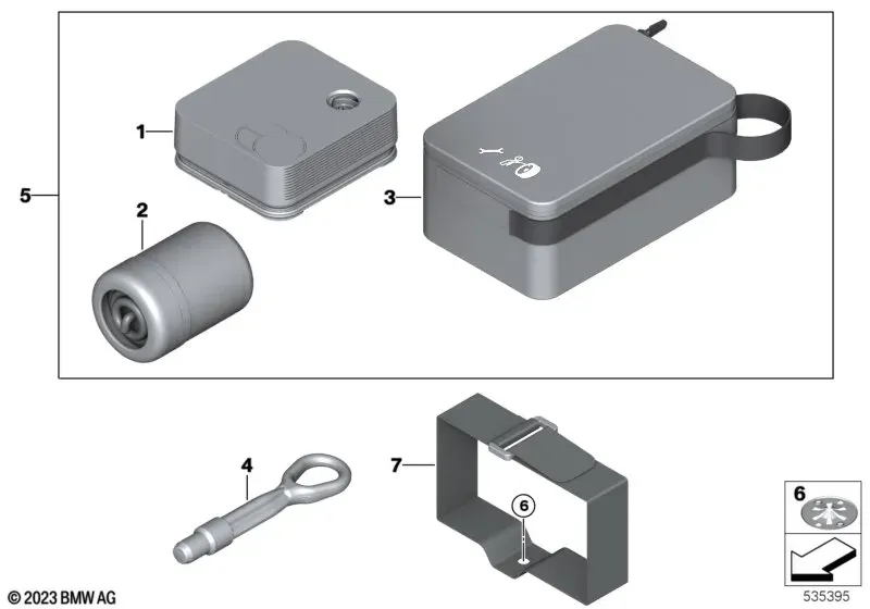 Tire Repair Kit diagram