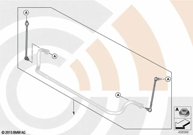 Stabilizer Bar Link Repair Kit diagram