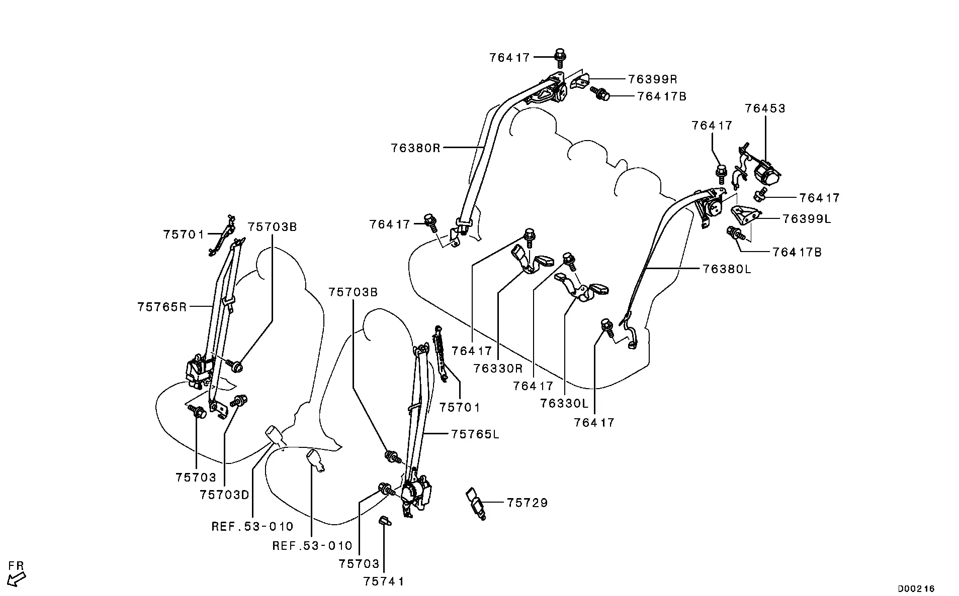 Seat Belts diagram
