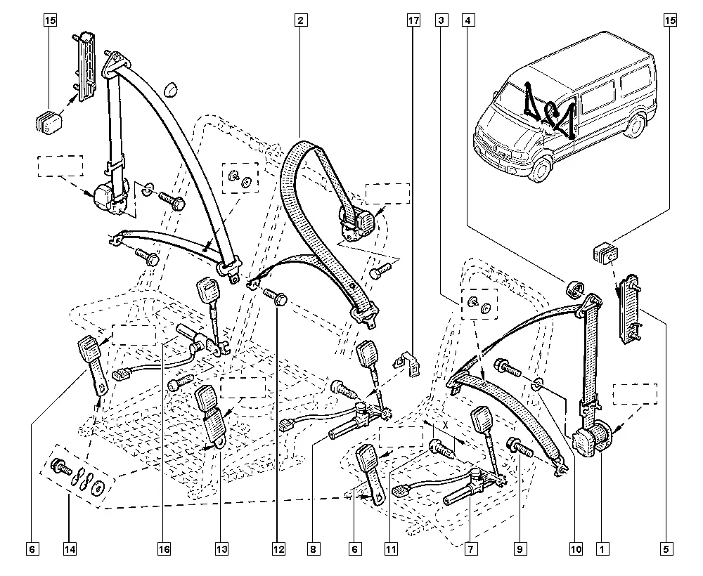 Seat Belts diagram