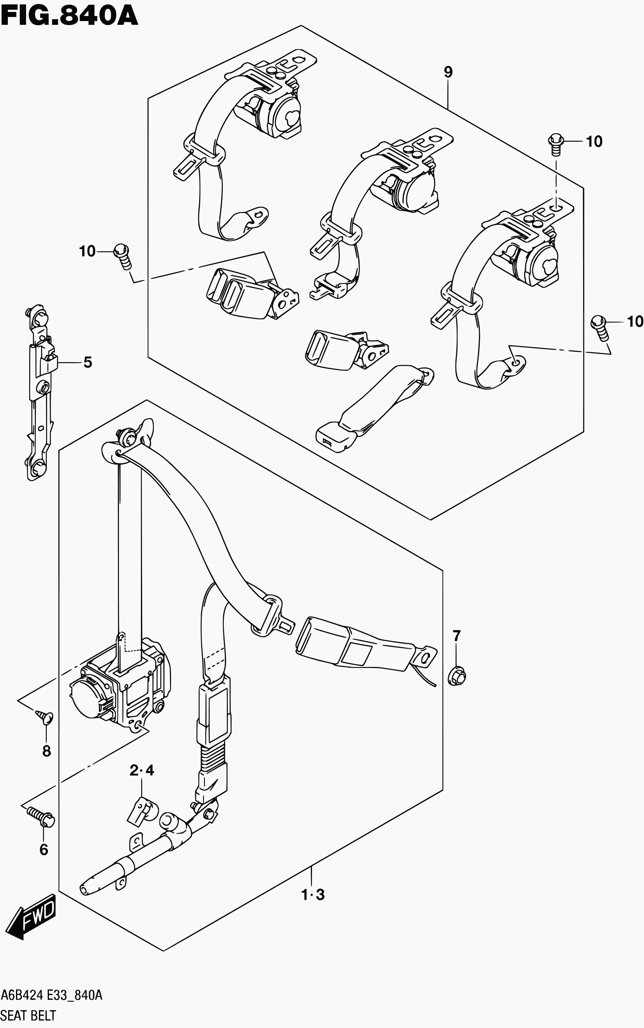 Seat Belts diagram