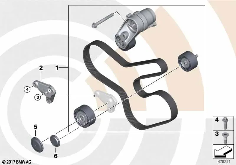 Drive Belt Repair Kit diagram