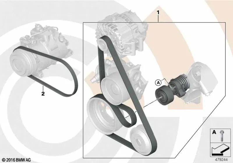 Drive Belt Repair Kit diagram