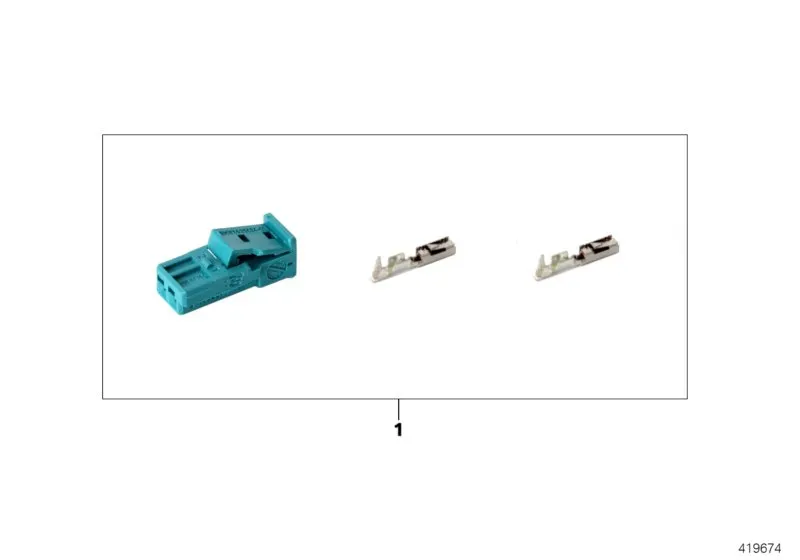 Connector repair kit diagram