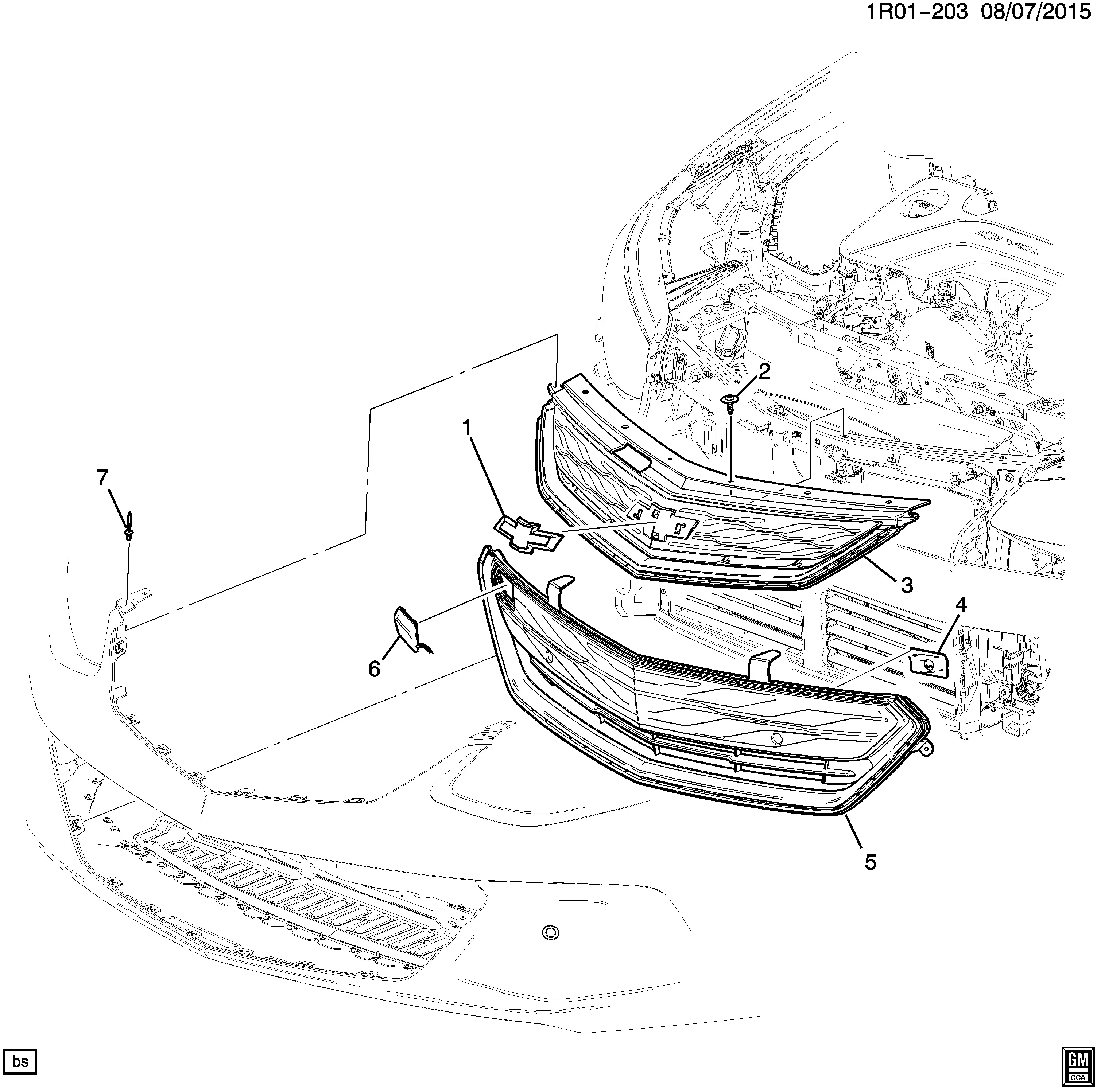 Radiator Grille diagram